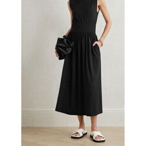 Stuart Weitzman Leather Elodie Slide Sandal 7